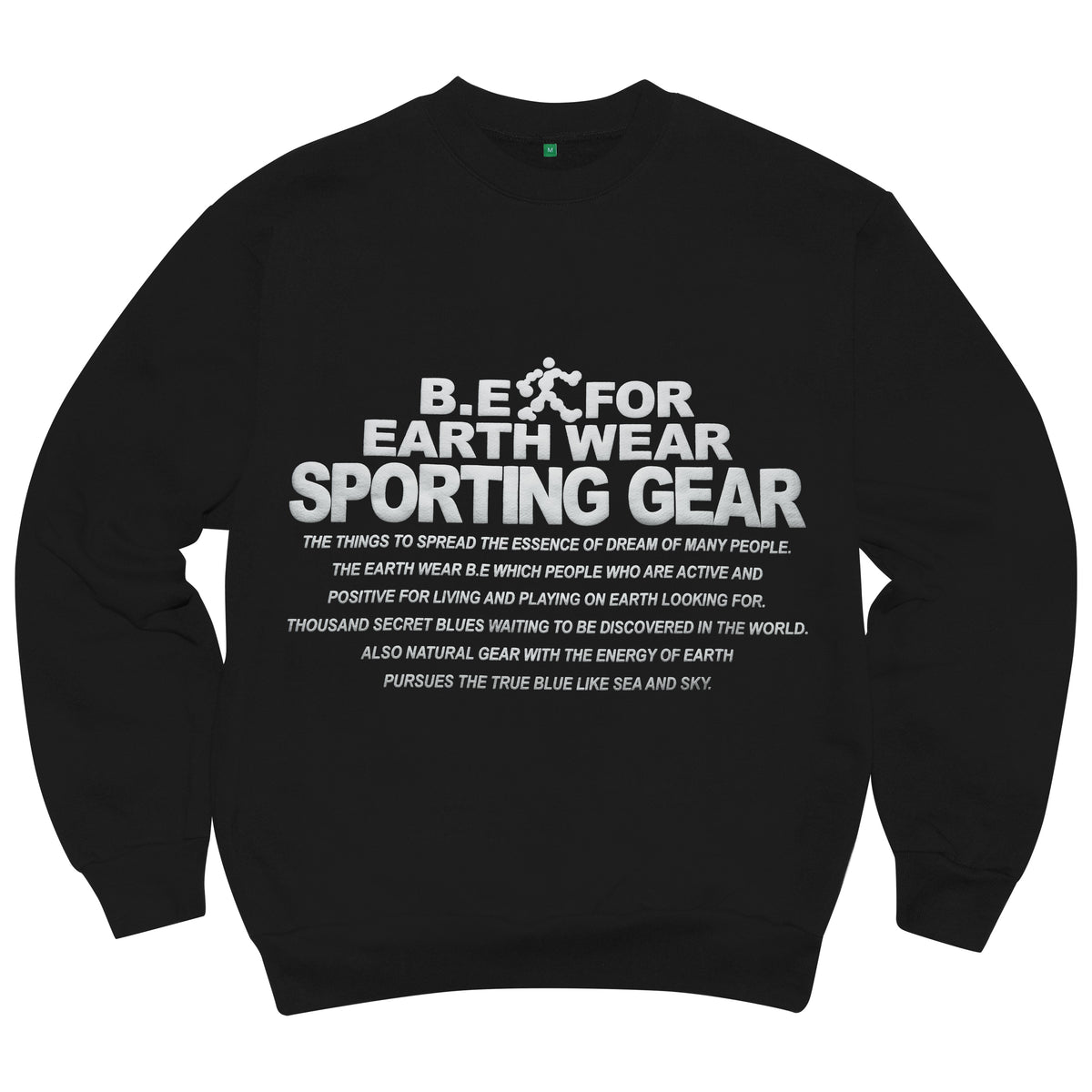 Earth Wear Crewneck Sweatshirt (Black)