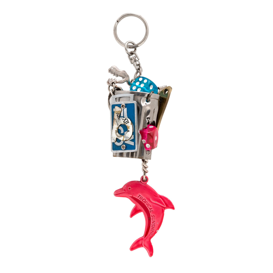 LEO GON'DO Metal Keychain (Dolphin Dream)