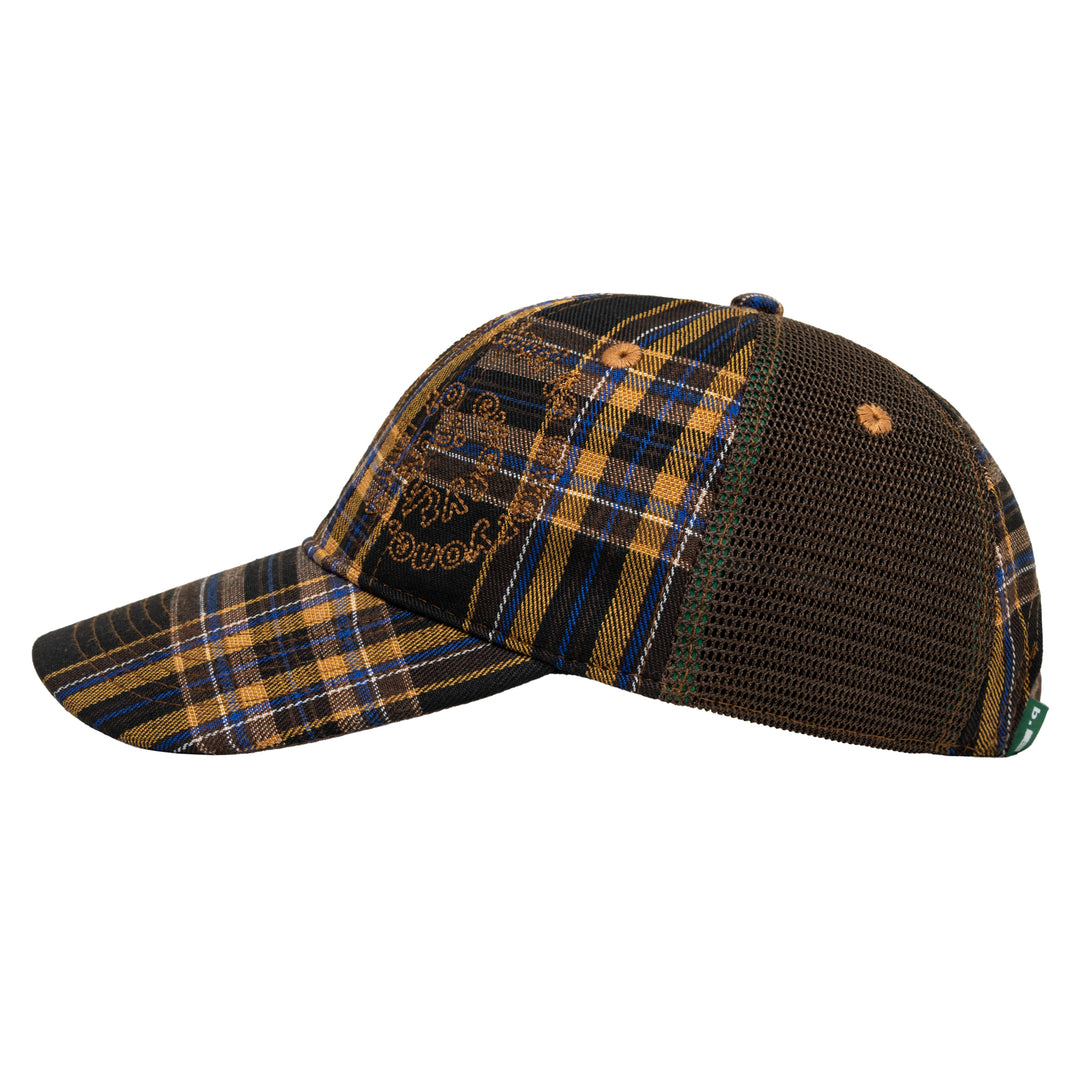 B-Turn Low Profile Hat (Brown Plaid)