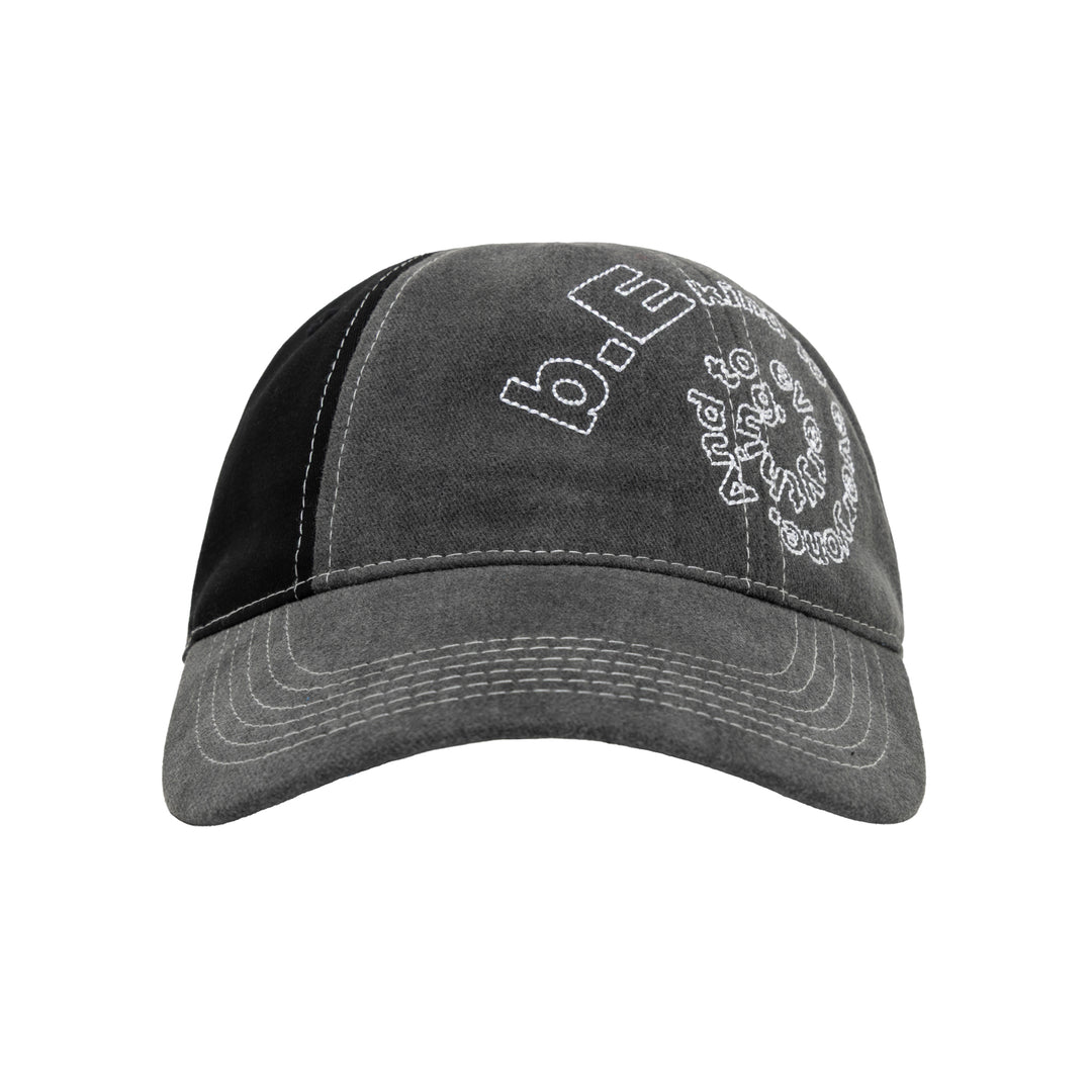B-Turn Low Profile Hat (Washed Black / Black / White)