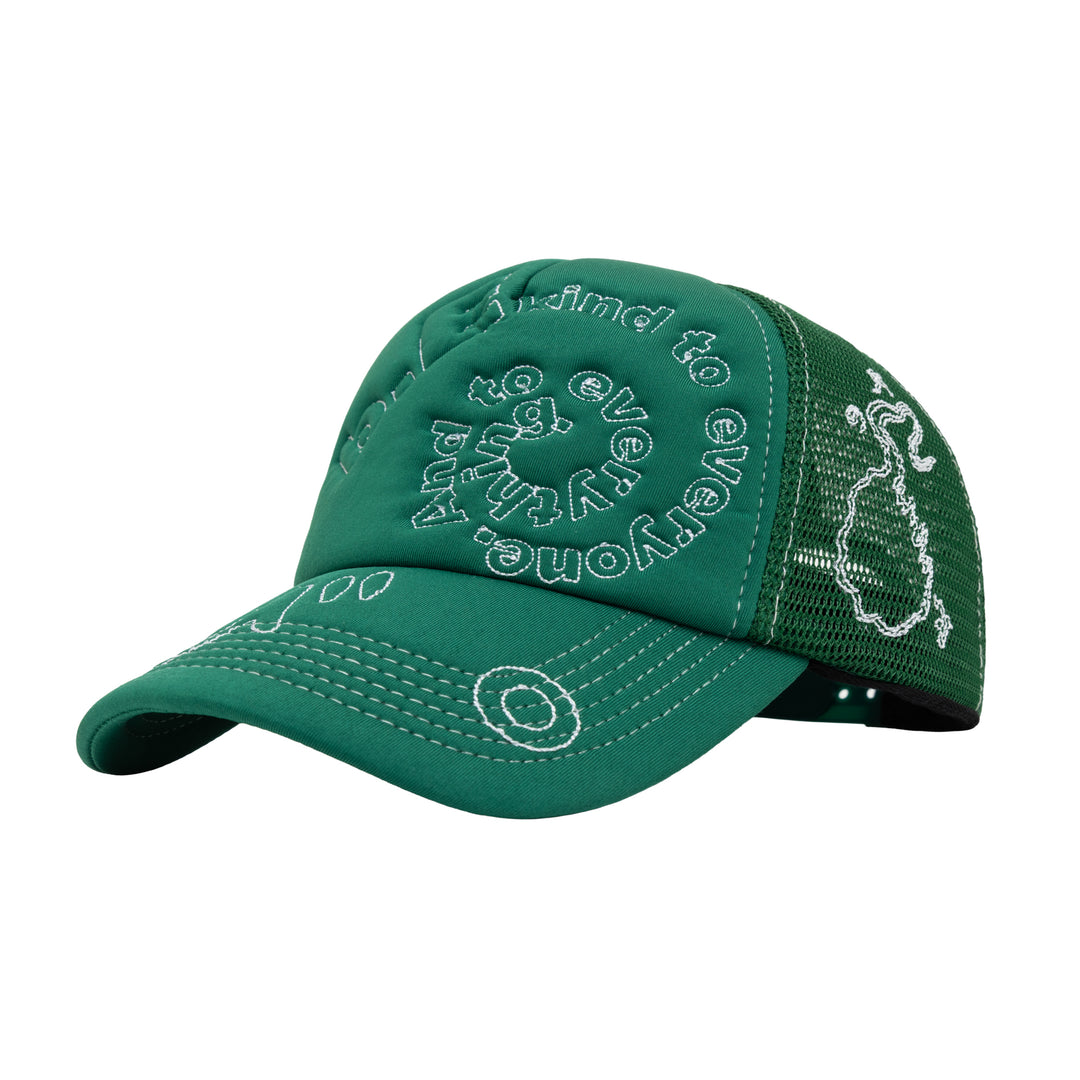 Bi Foam Trucker Hat (Green / White)