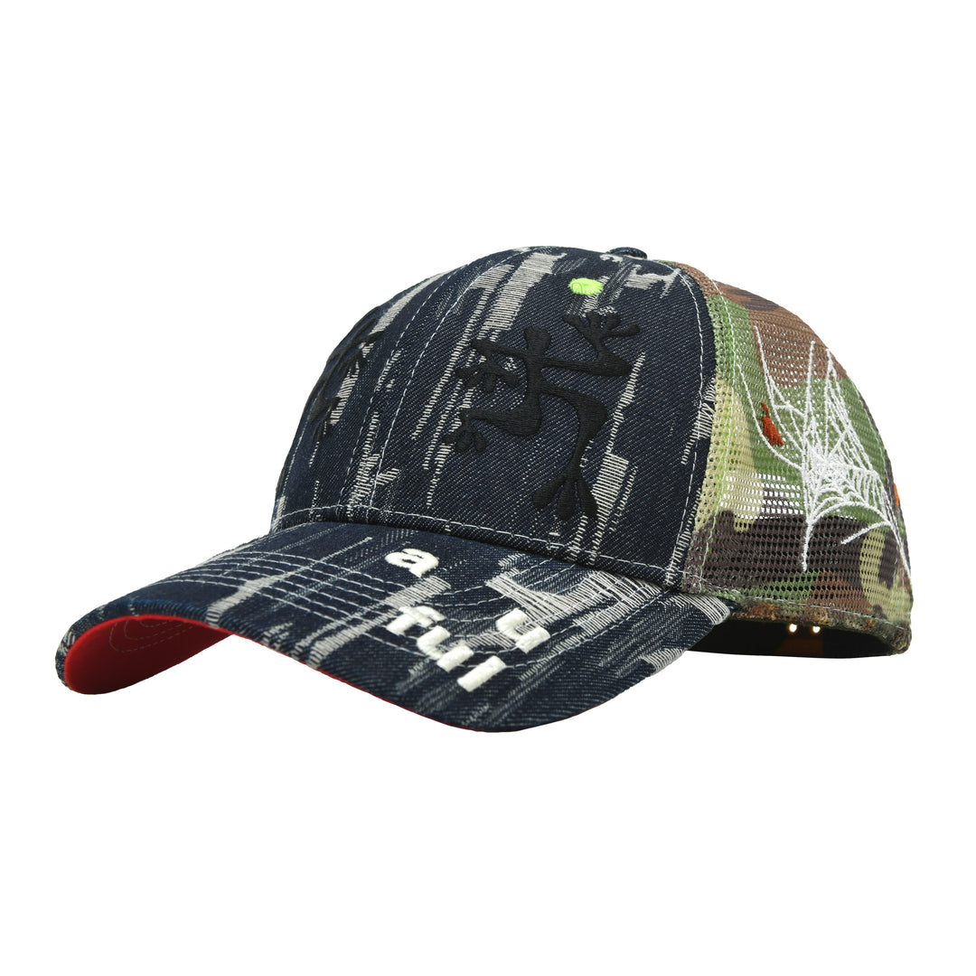 Biyu Trucker Hat (Black / Camo)