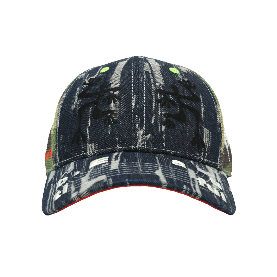 Biyu Trucker Hat (Black / Camo)