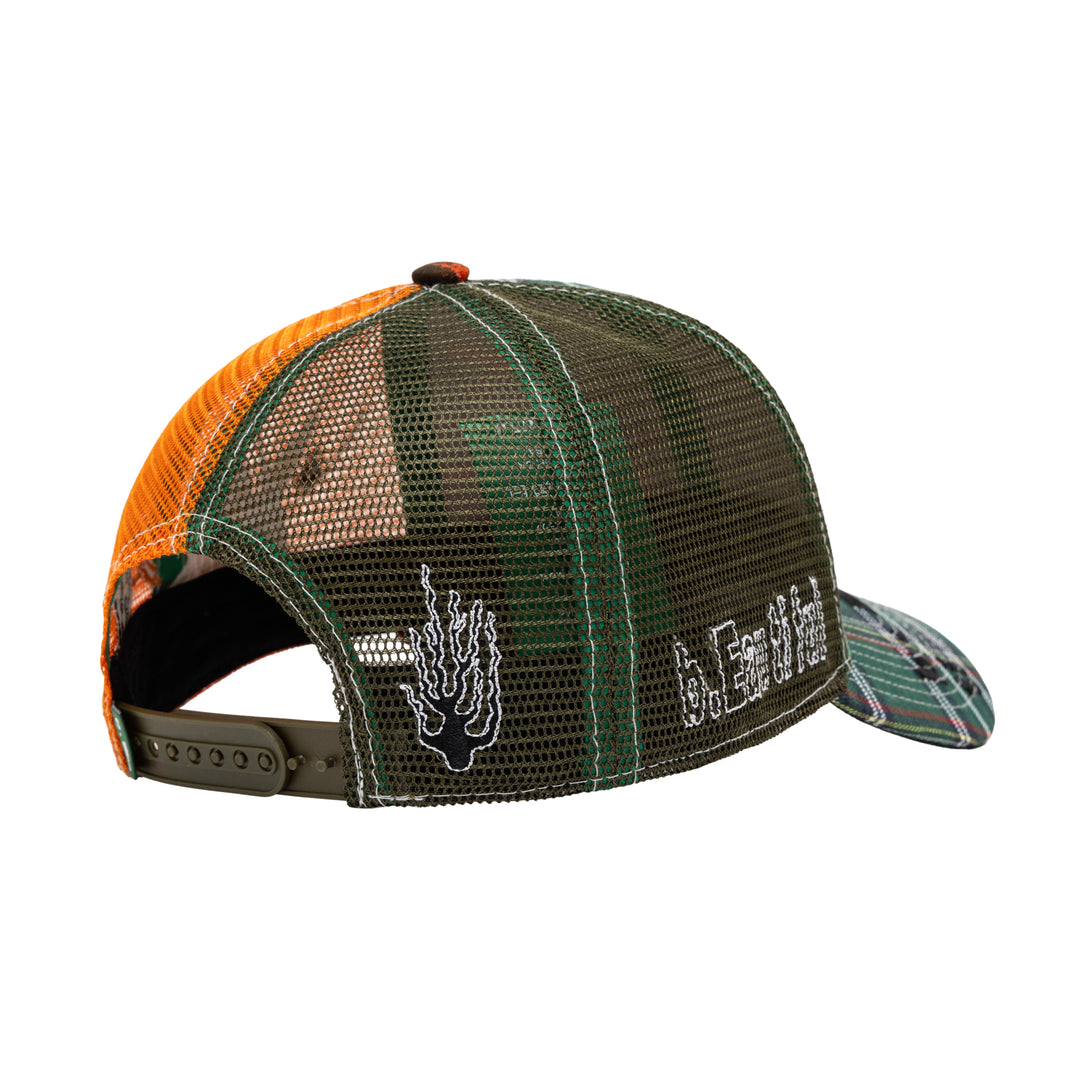 Biyu Hat (Fire Camo / Green Plaid)