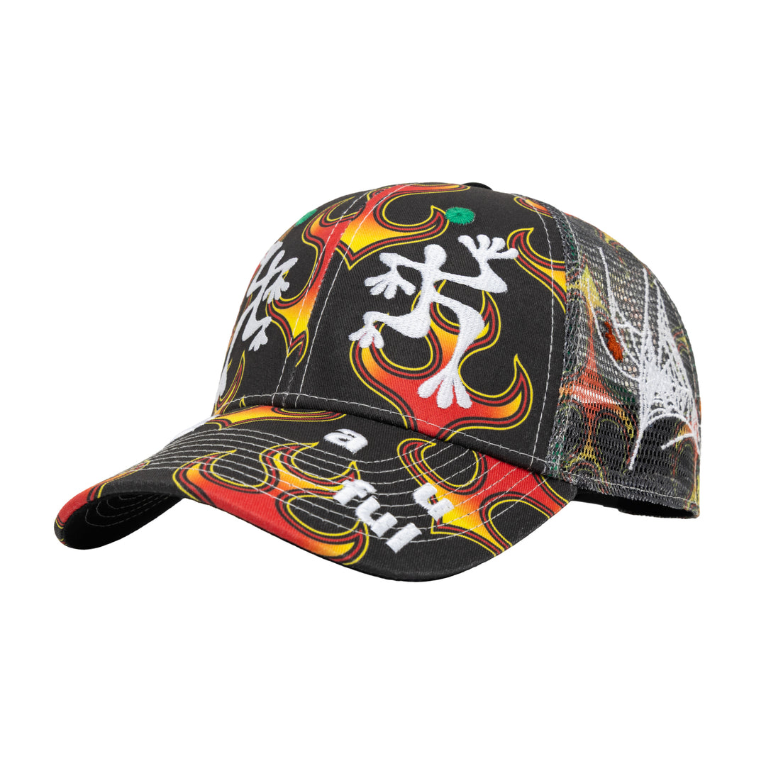Biyu Hat (Red Flame / Black)