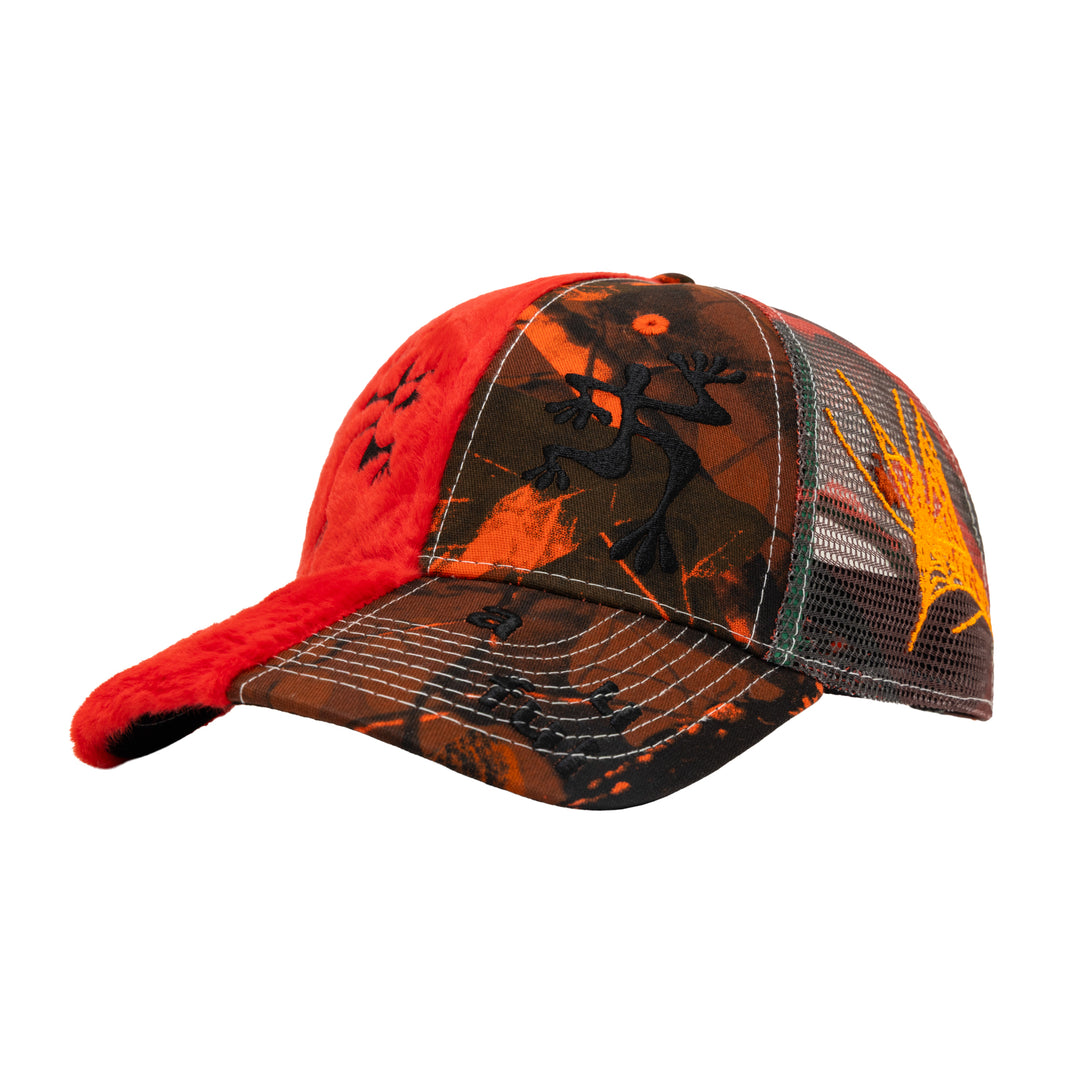 Biyu Hat (Red Plush / Fire Camo)