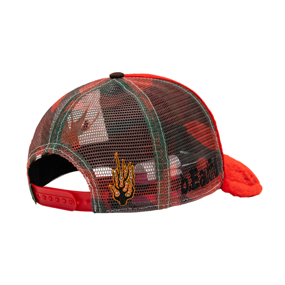 Biyu Hat (Red Plush / Fire Camo)