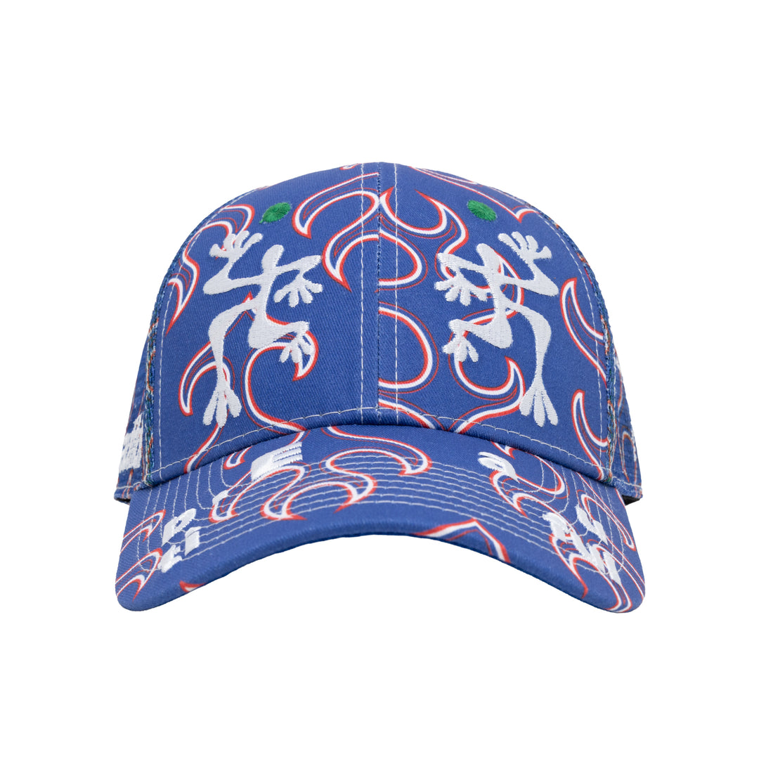 Biyu Hat (White Flame / Blue)