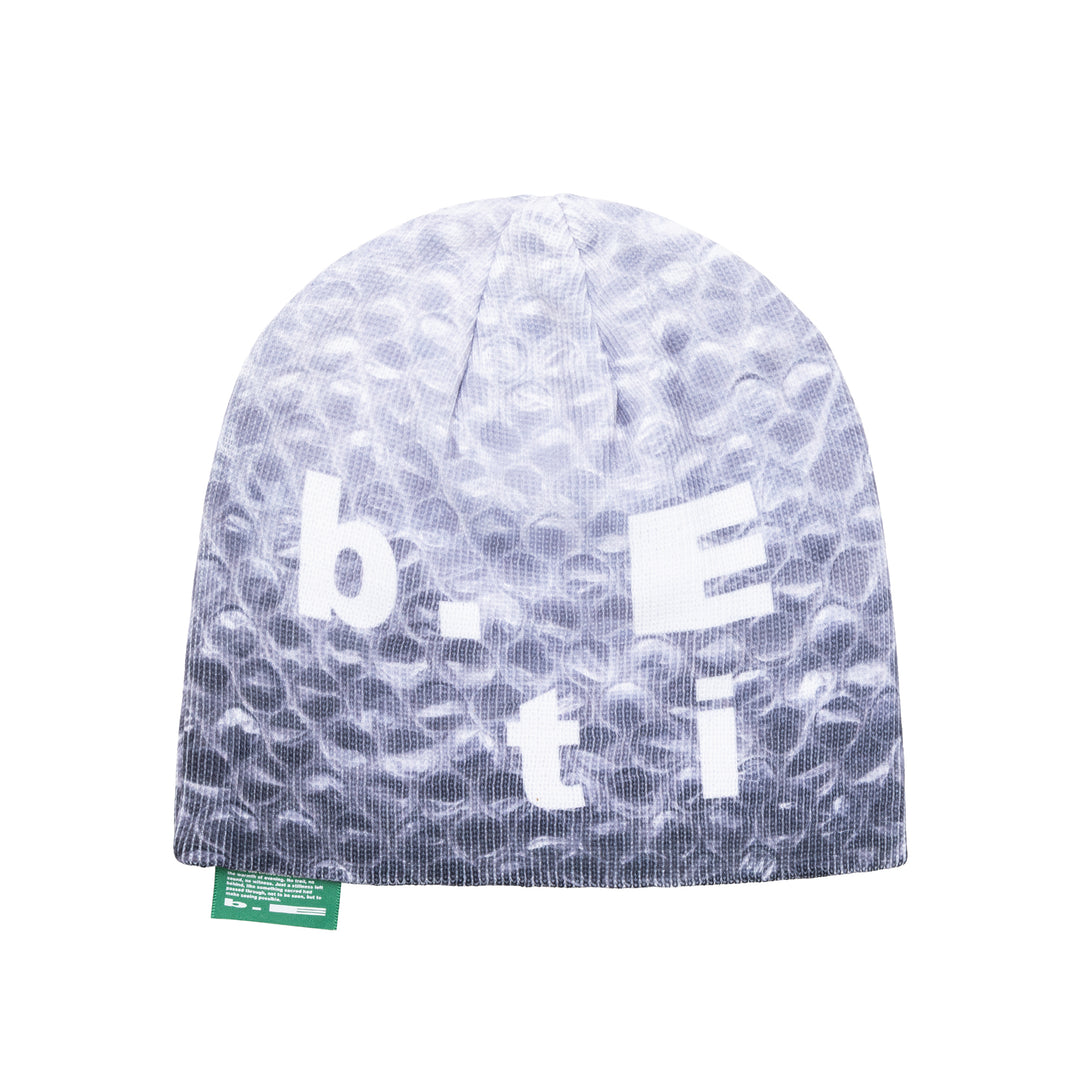 Bubble Wrap Beanie (Grey / White)