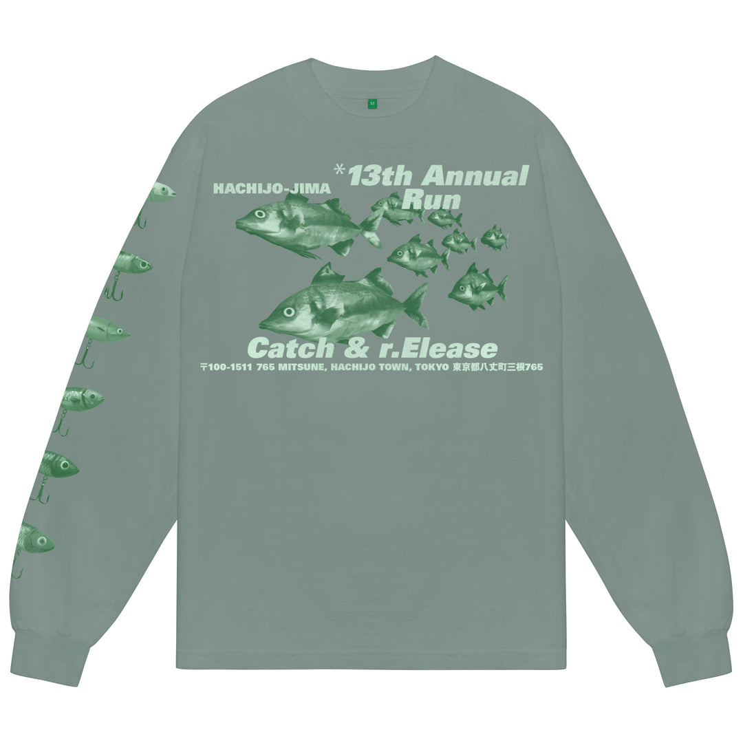 Catch & Release LS Shirt (Atlantic Green)