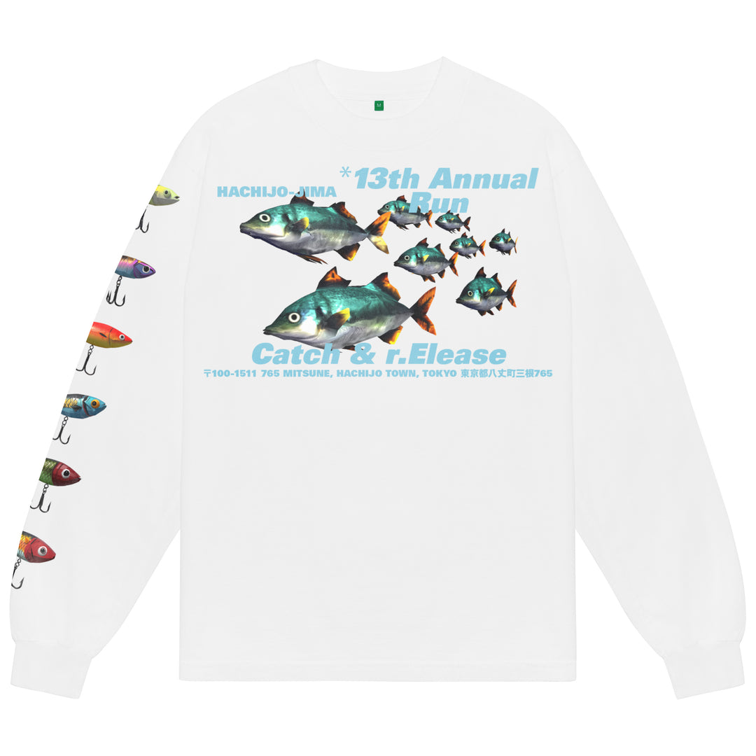 Catch & Release LS Shirt (White)