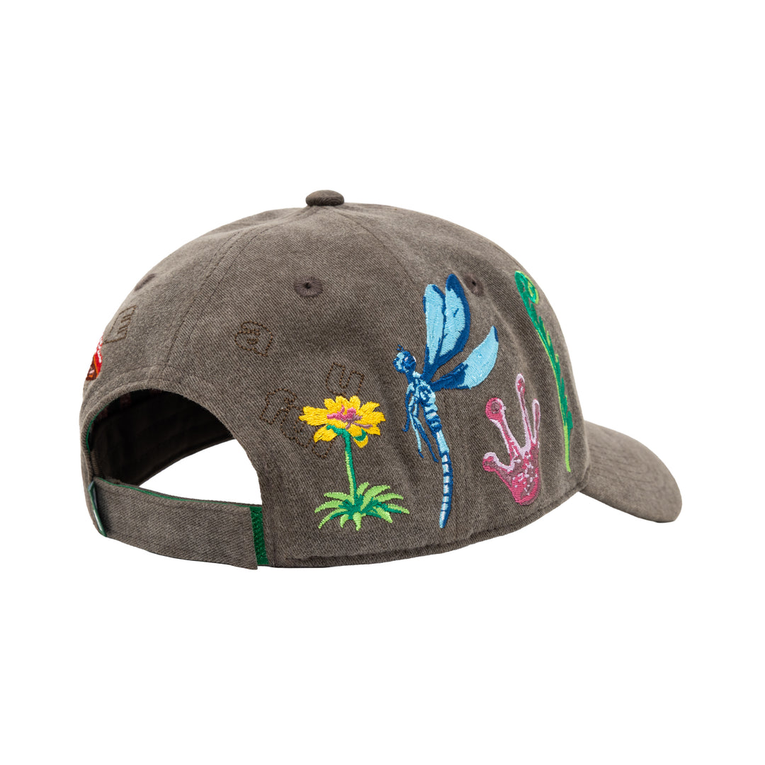 Critters 6 Panel Hat (Washed Brown)