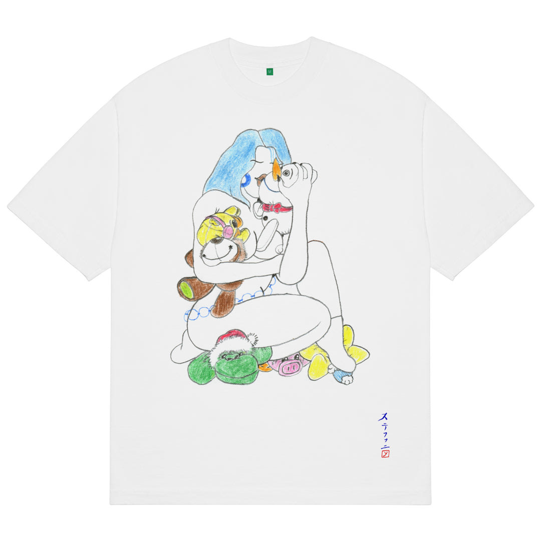 Stephanie Mendoza x b.Eautiful T-Shirt (White)