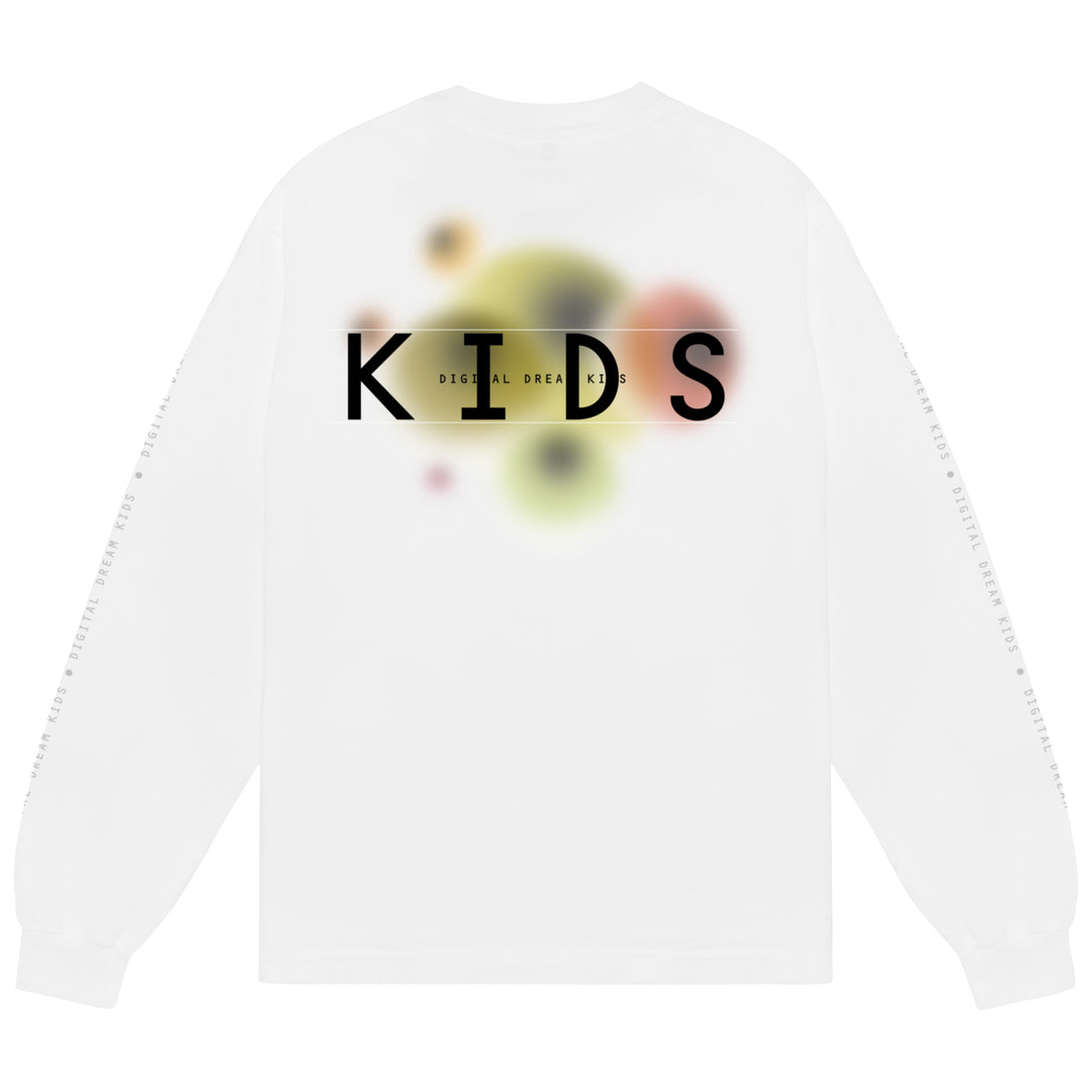 Digital Dream Kids LS Shirt (White)