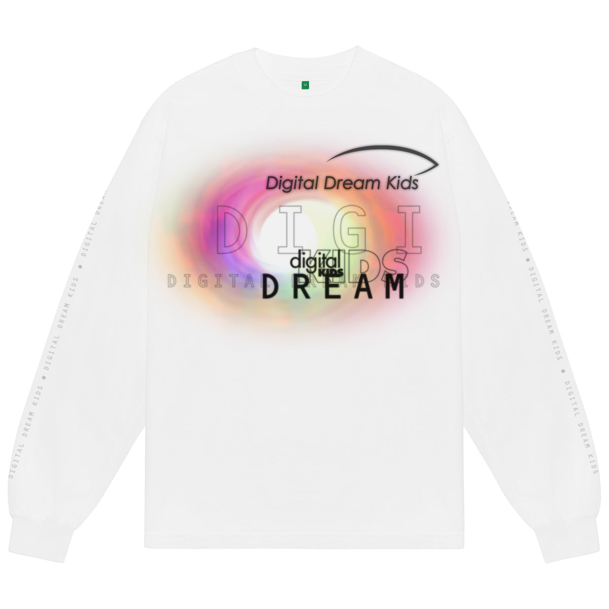 Digital Dream Kids LS Shirt (White)