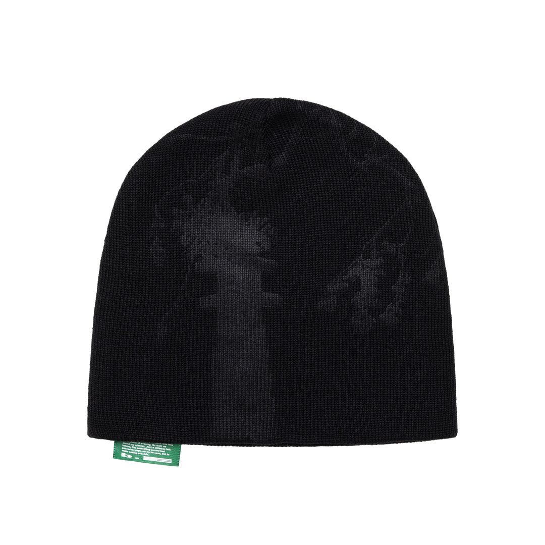 Ikebana Emboss Beanie (Black)