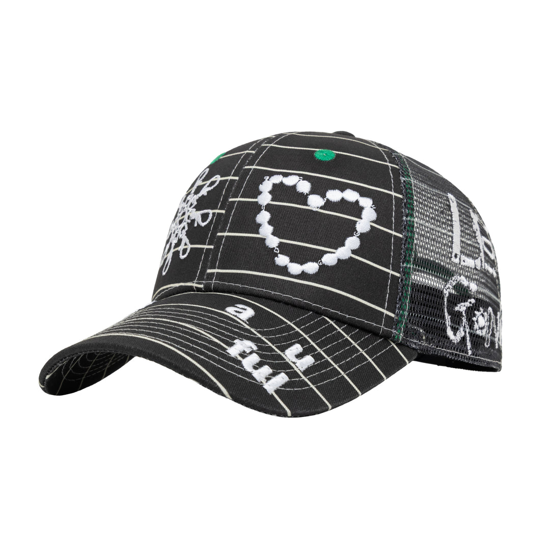 b.Eautiful x LEO GON’DO Biyu Hat (Black Stripe / White)