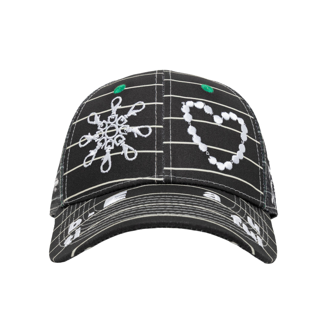 b.Eautiful x LEO GON’DO Biyu Hat (Black Stripe / White)