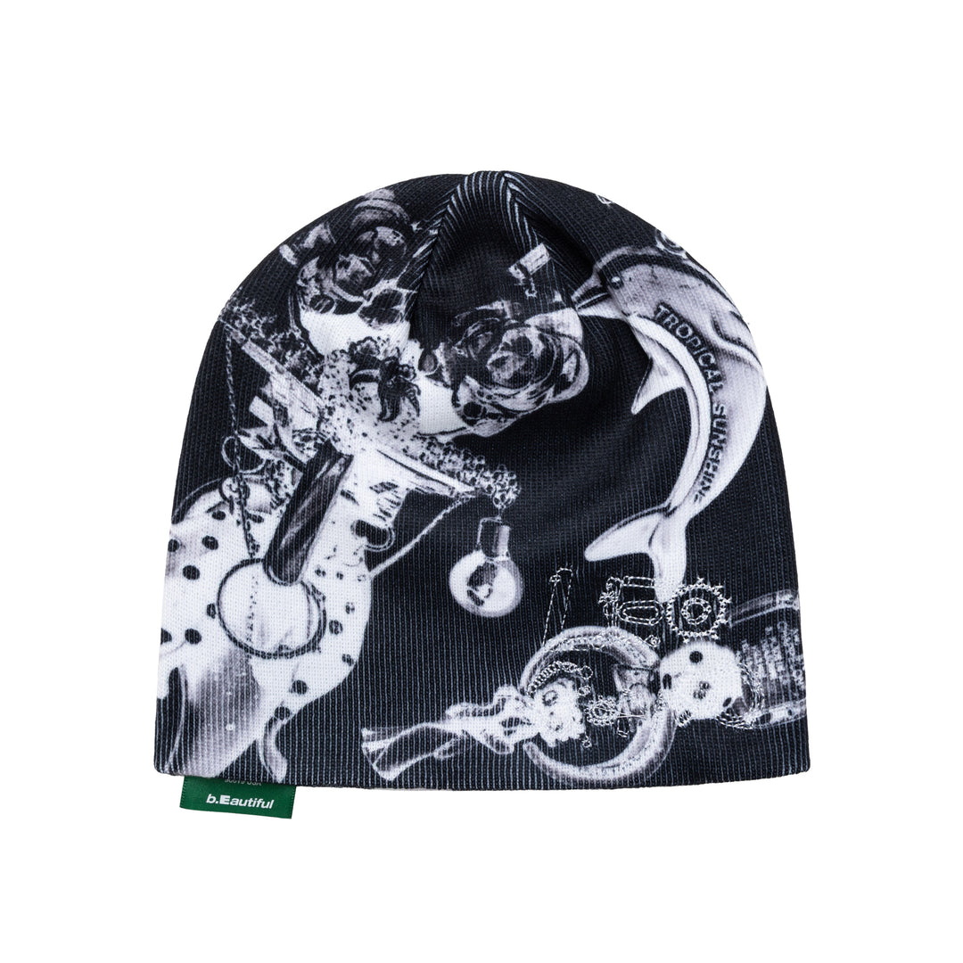 b.Eautiful x LEO GON’DO Layer Beanie (Black)