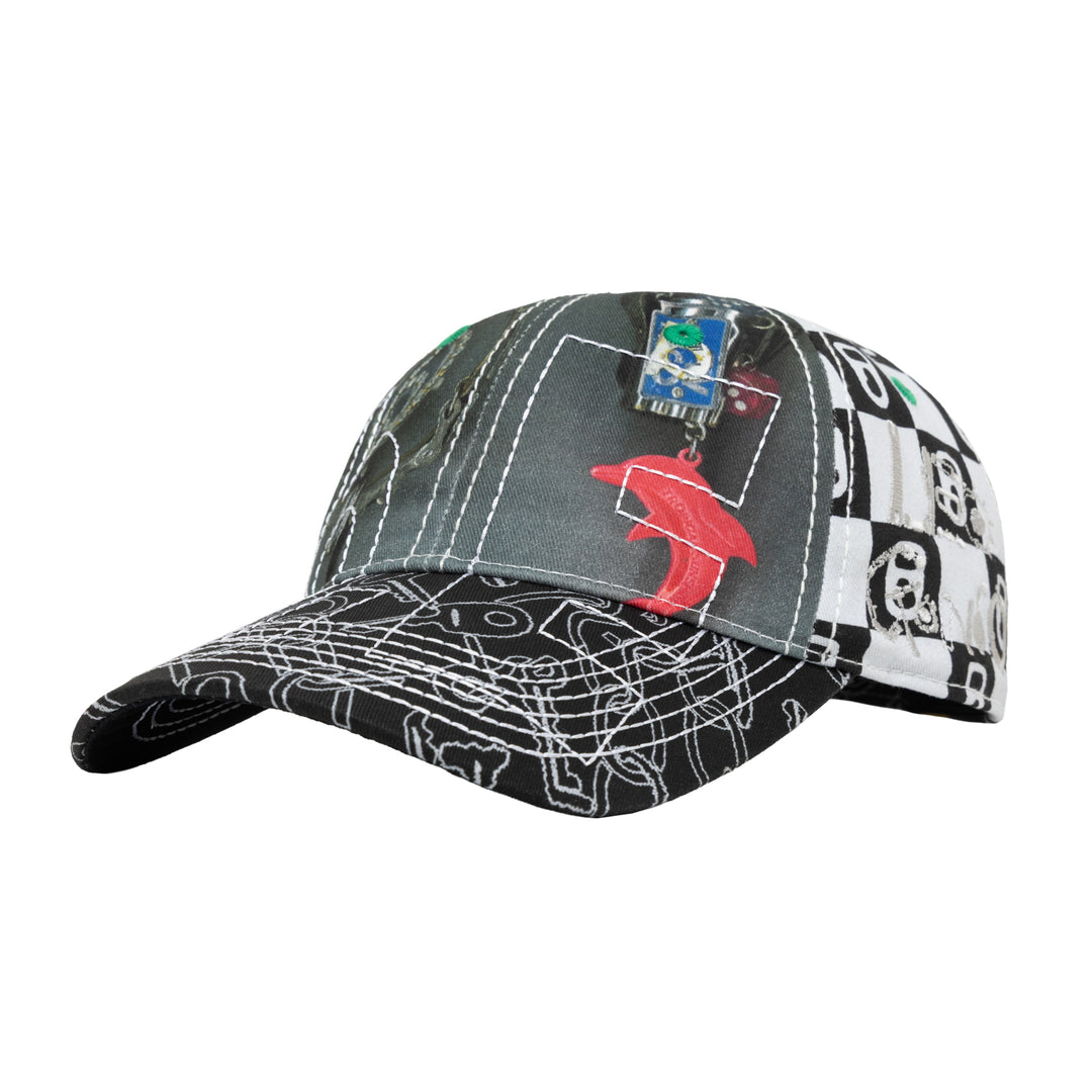 b.Eautiful x LEO GON’DO Vapor Low Profile Hat (Mix Chain / Silver)