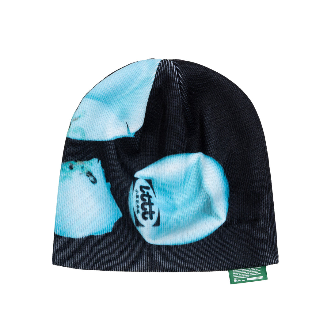 b.Eautiful x LTTT Burst Beanie (Black / Light Blue)
