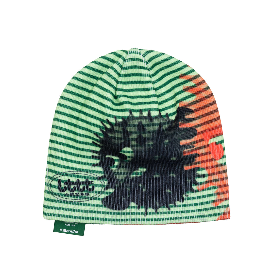 b.Eautiful x LTTT Puffy Fish Beanie (Lime / Red)