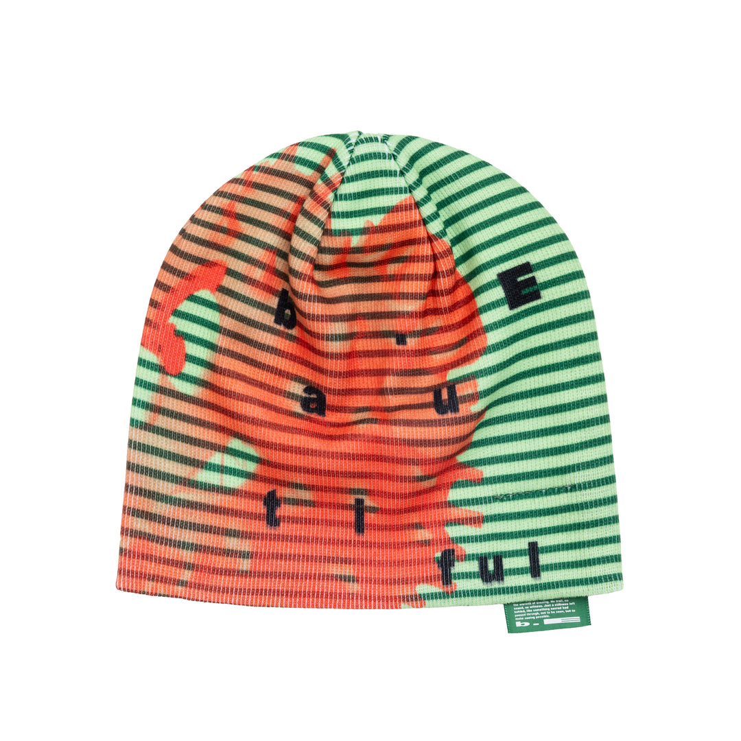 b.Eautiful x LTTT Puffy Fish Beanie (Lime / Red)
