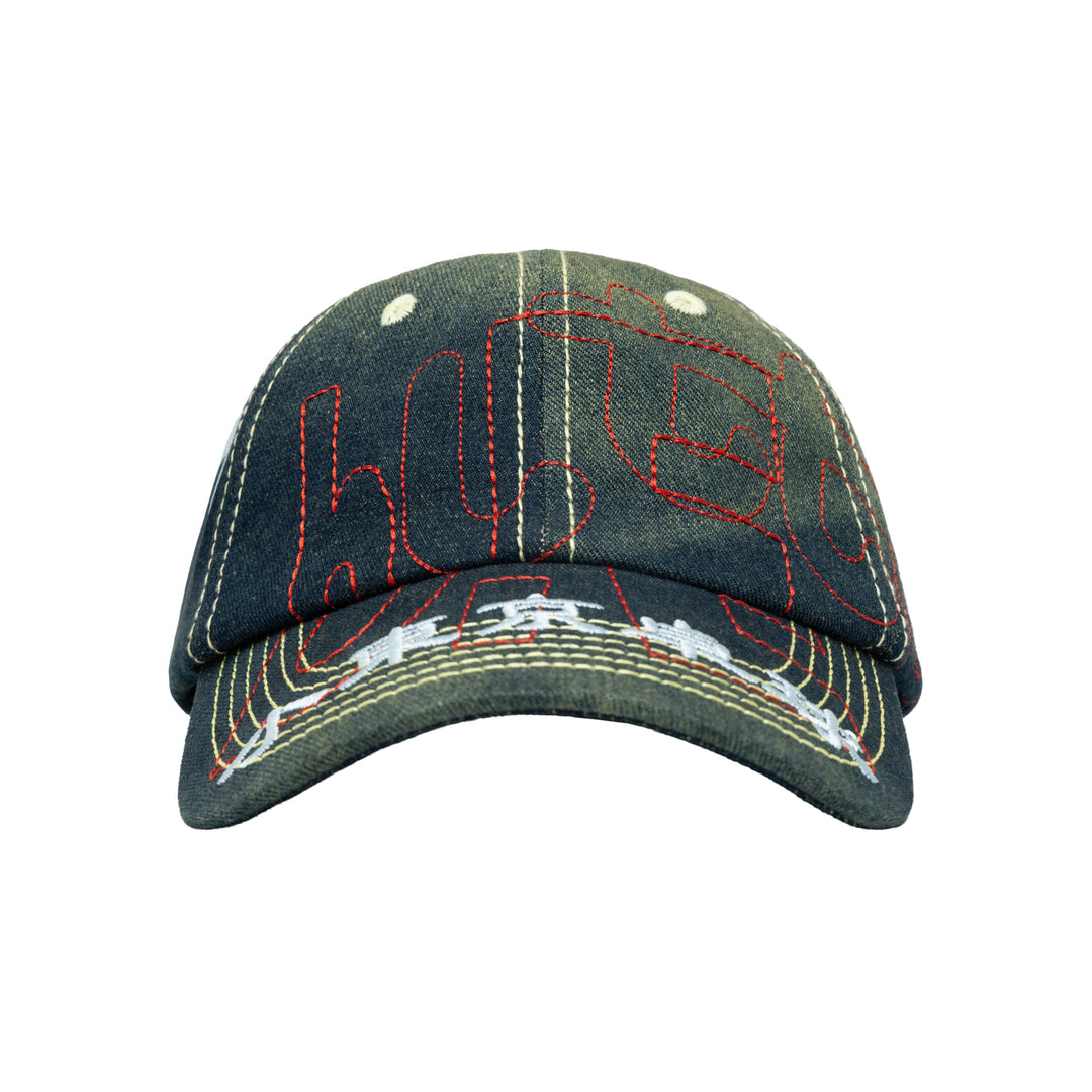 b.Eautiful x LTTT Vapor Hat (Fade Denim / Red)