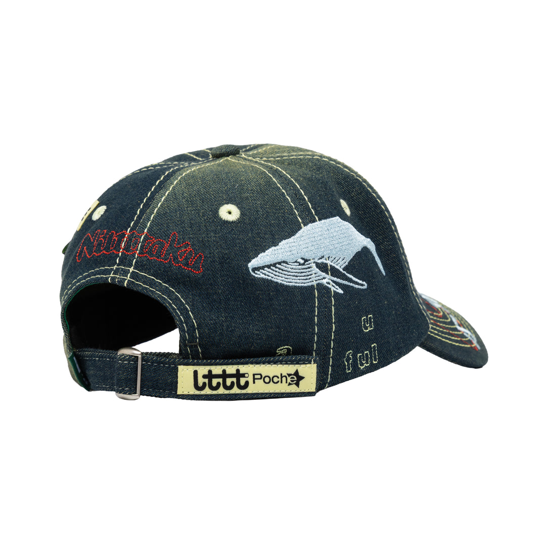 b.Eautiful x LTTT Vapor Hat (Fade Denim / Red)