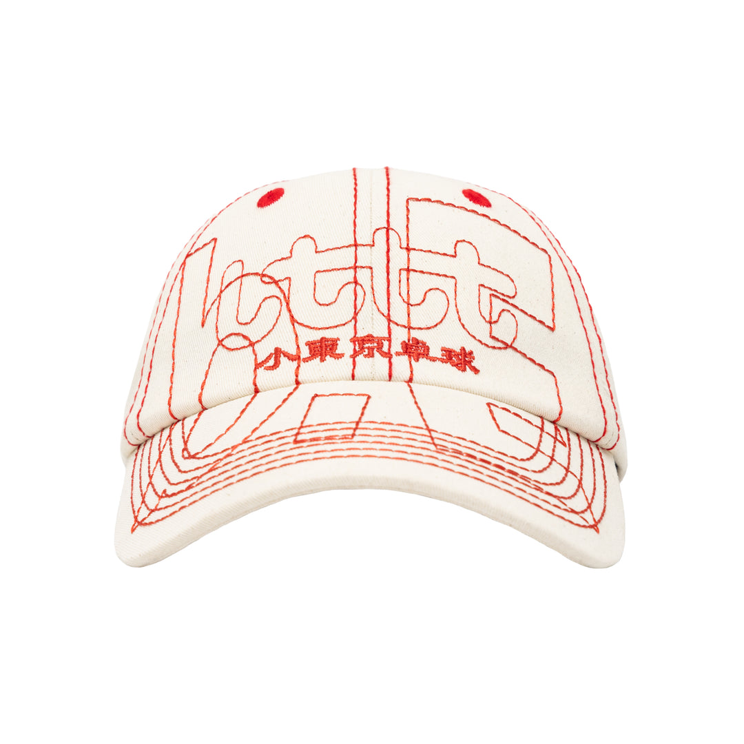 b.Eautiful x LTTT Vapor Hat (Natural / Red)