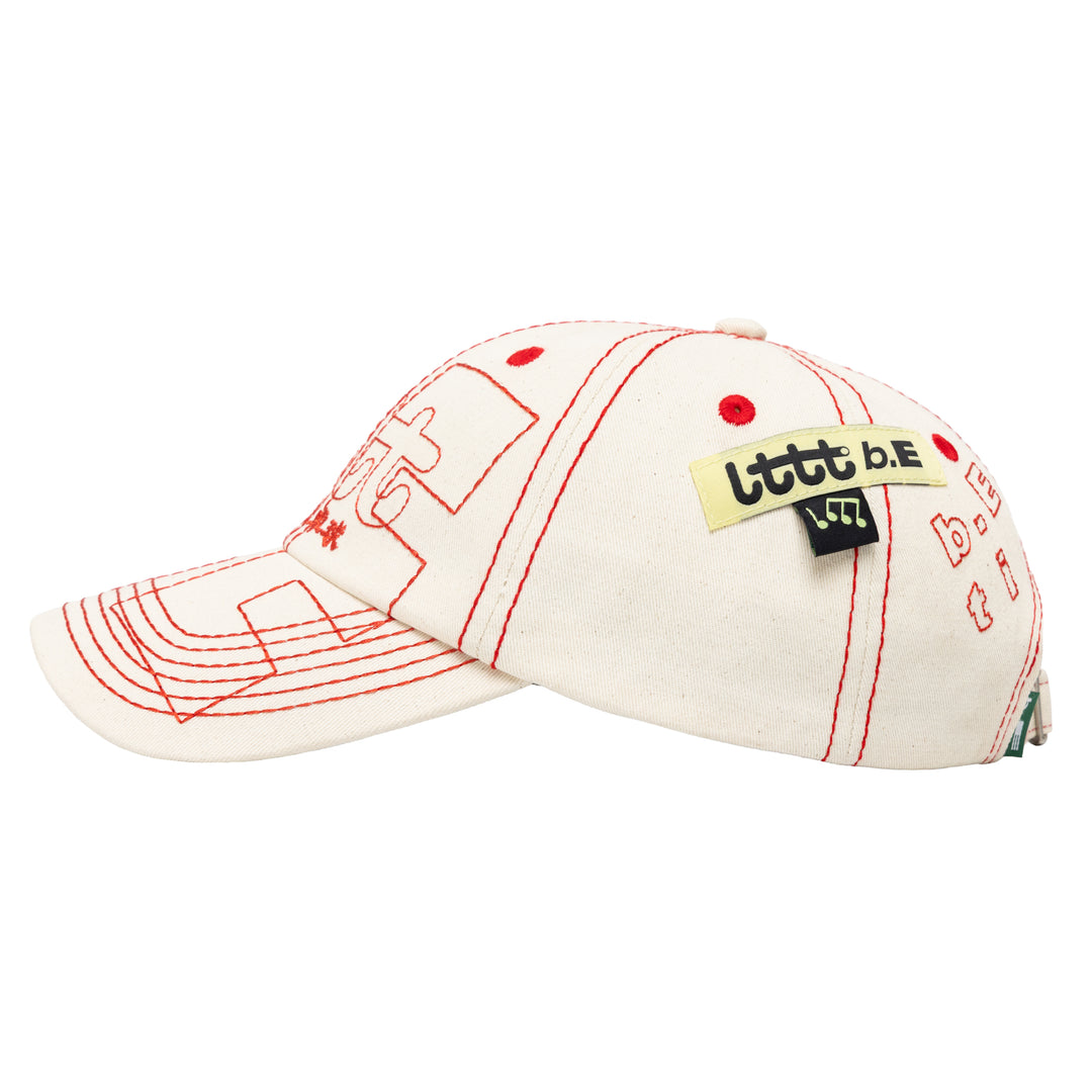 b.Eautiful x LTTT Vapor Hat (Natural / Red)