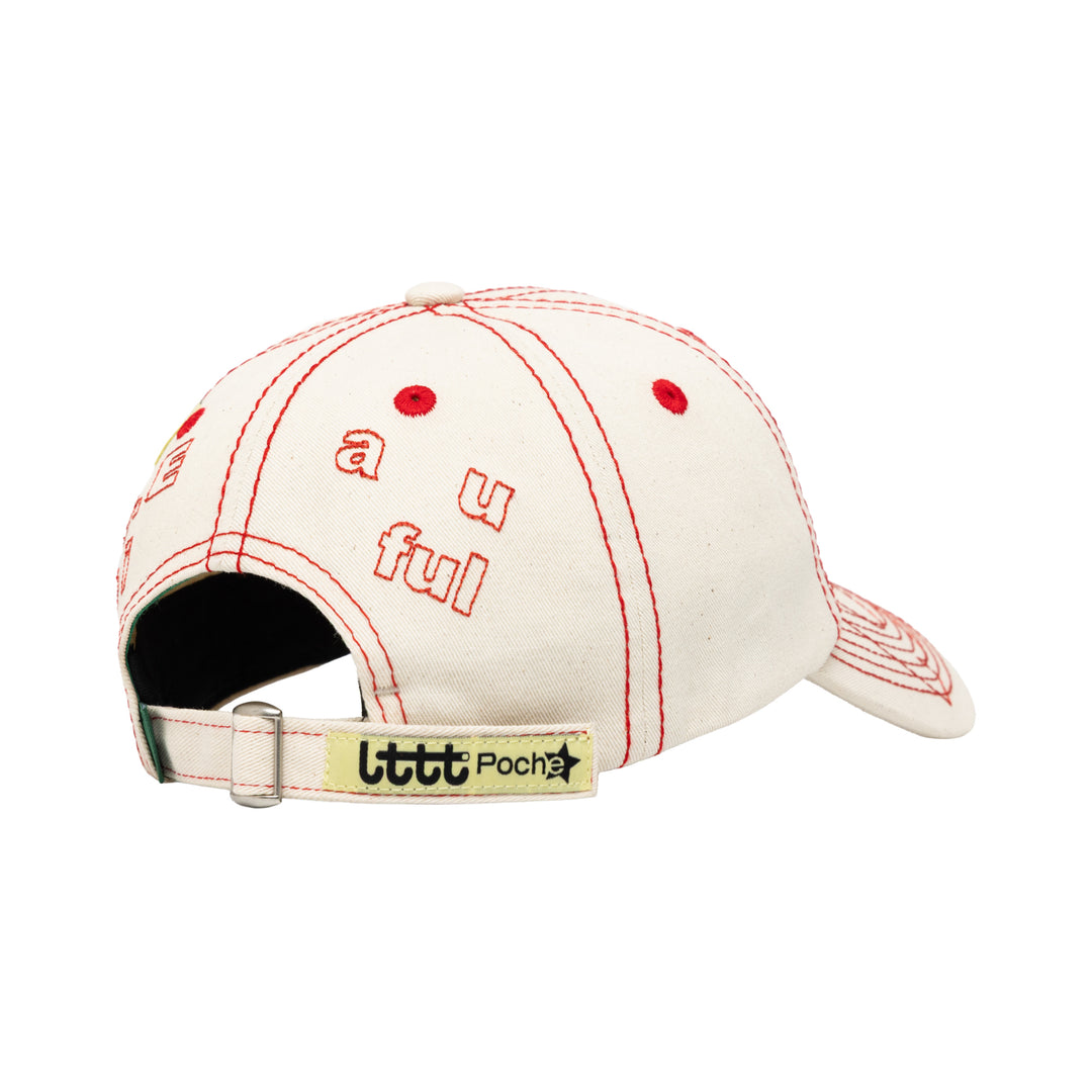 b.Eautiful x LTTT Vapor Hat (Natural / Red)