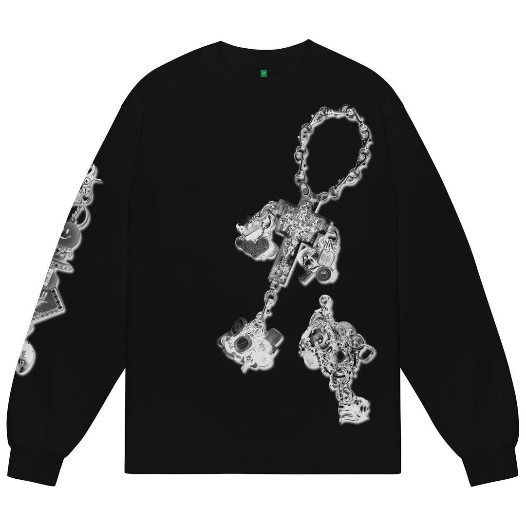 b.Eautiful x LEO GON’DO Chains LS Shirt (Black)