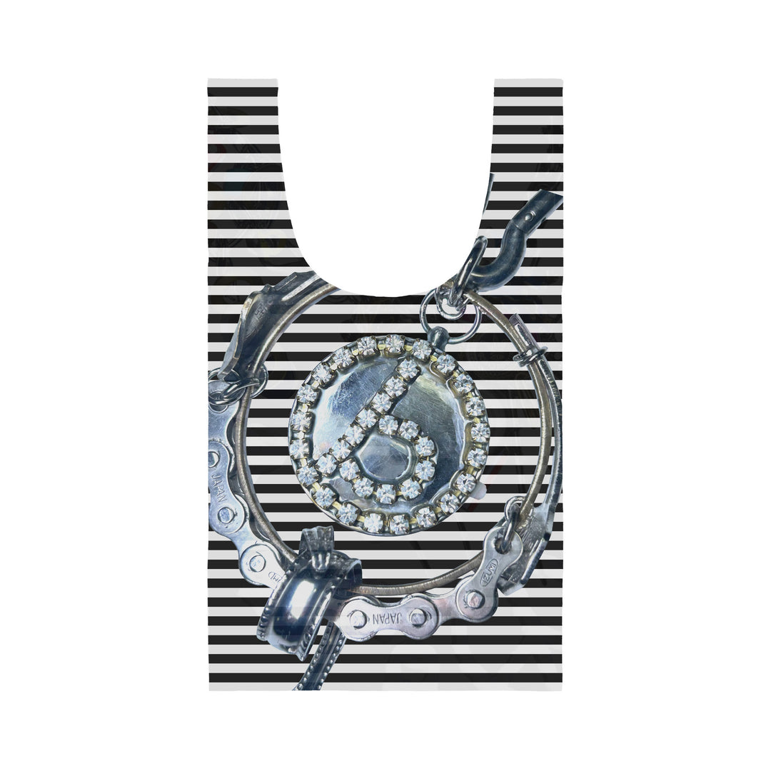b.Eautiful x LEO GON’DO Chains Reusable Bag Standard (Black / White)