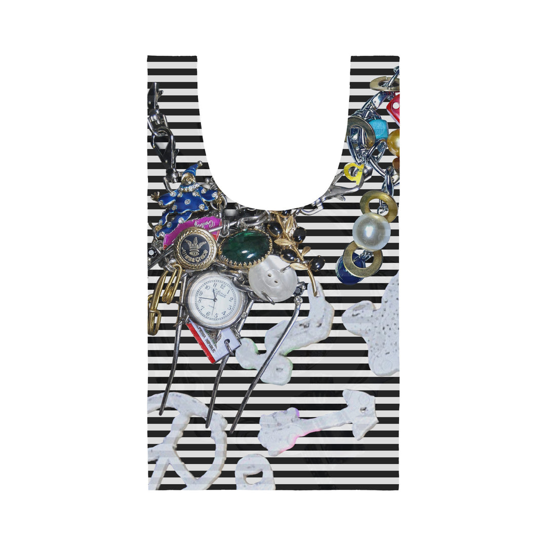 b.Eautiful x LEO GON’DO Chains Reusable Bag Standard (Black / White)