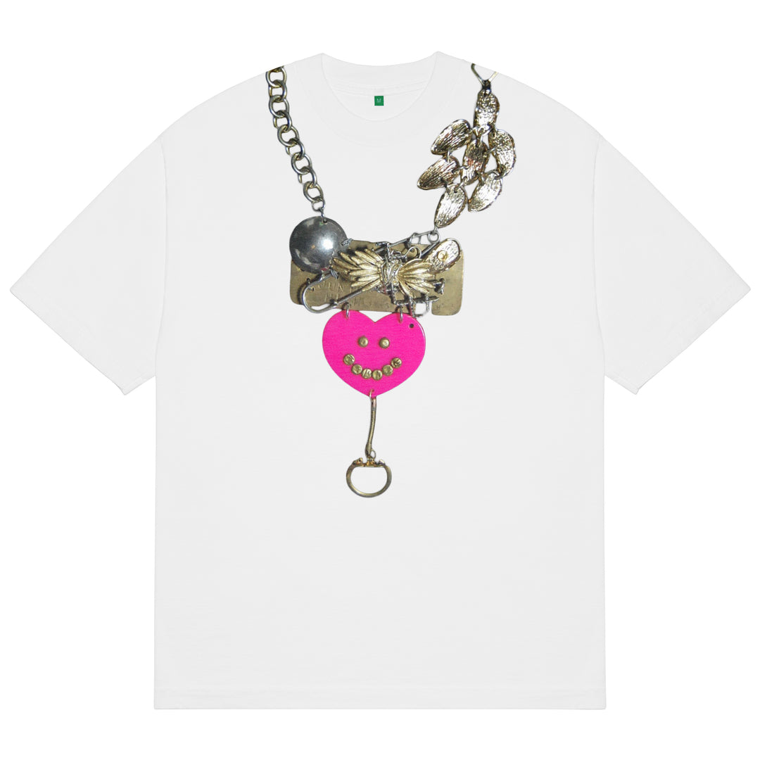b.Eautiful x LEO GON’DO Smile T-Shirt (White)