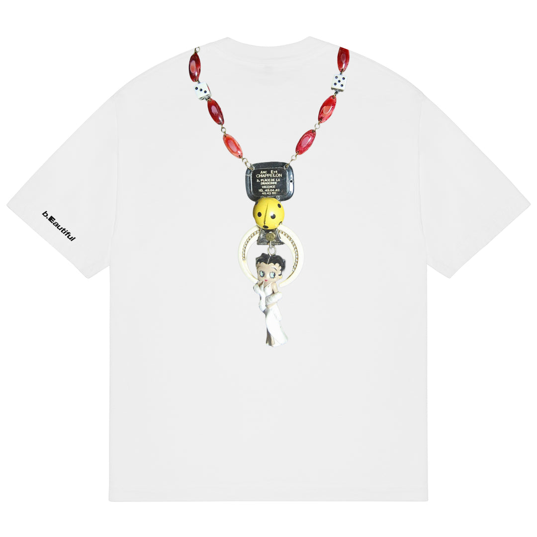 b.Eautiful x LEO GON’DO Smile T-Shirt (White)