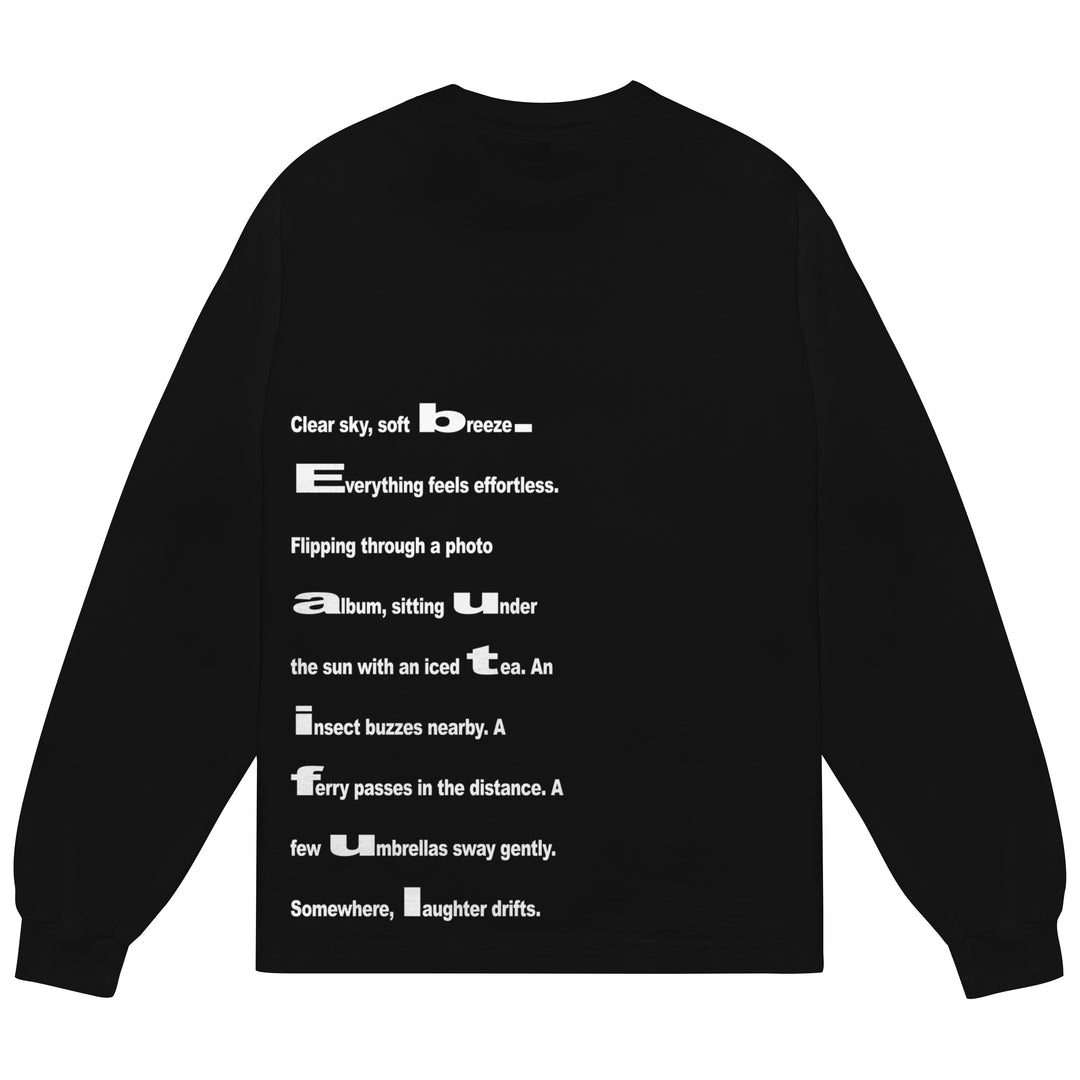 Poem LS Shirt (Black)