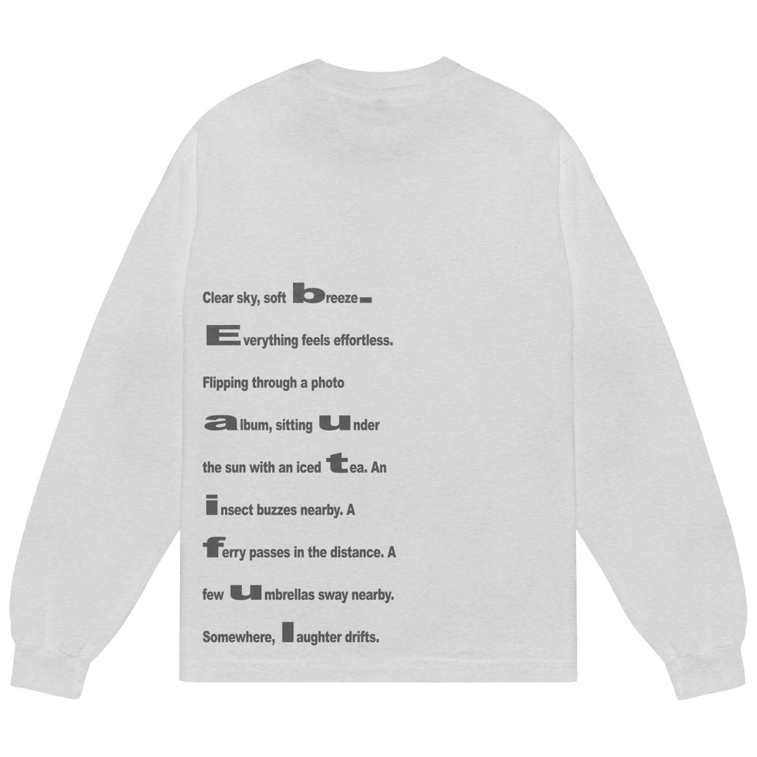 Poem LS Shirt (Heather Grey)