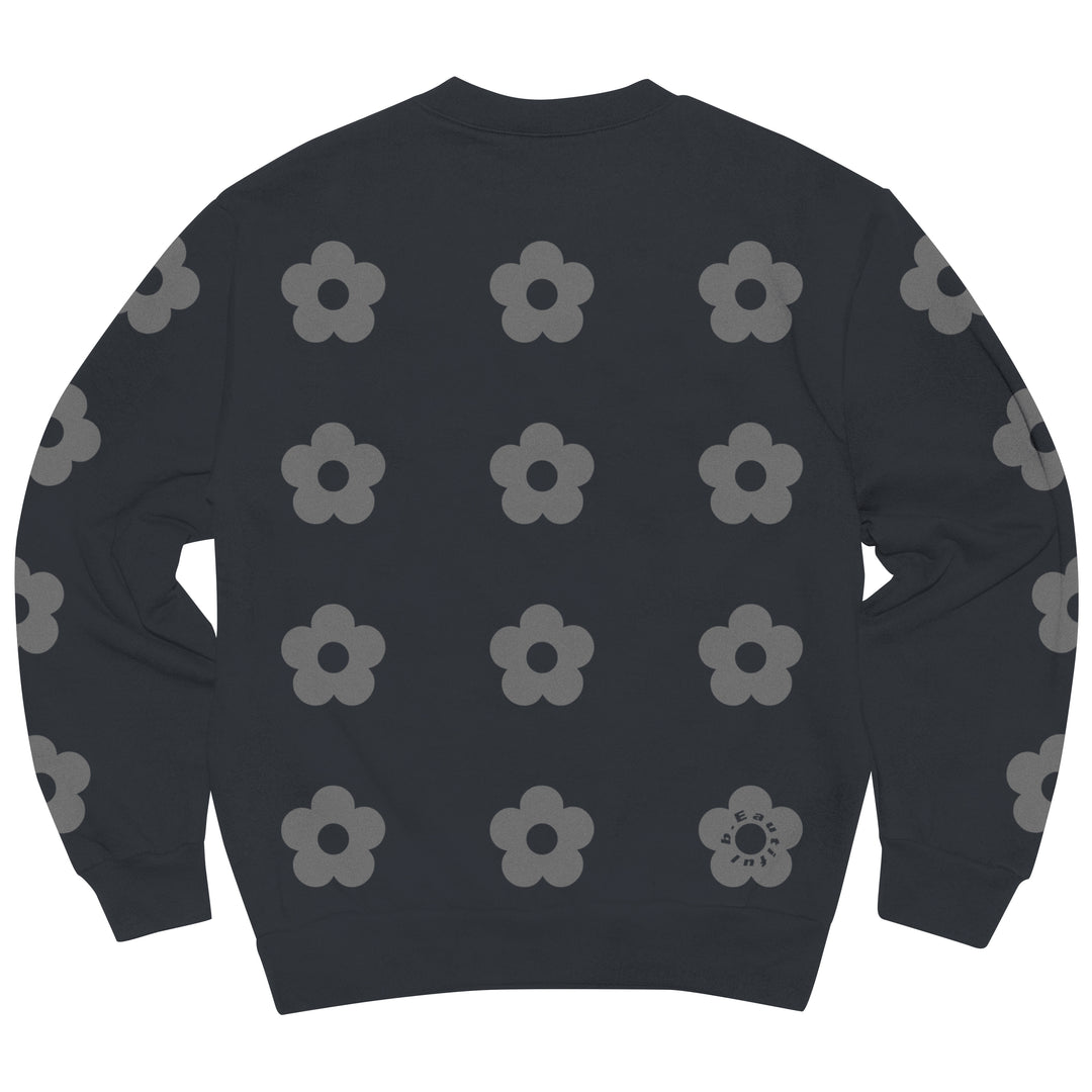 Sakura Crewneck Sweatshirt (Dolphine Blue)