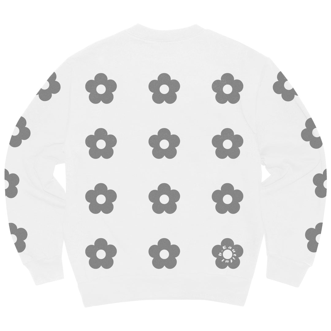 Sakura Crewneck Sweatshirt (White)