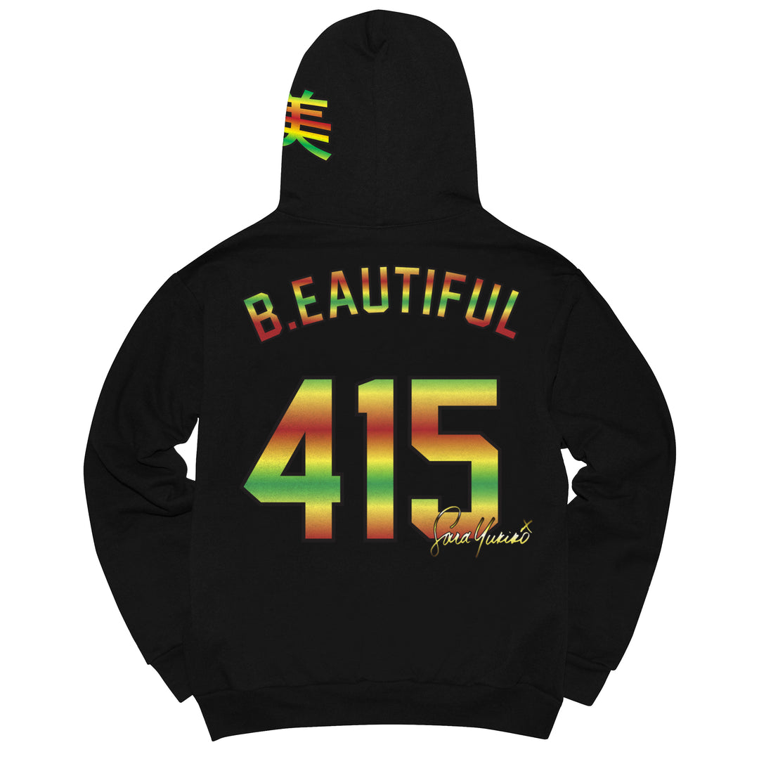 b.Eautiful x Sara Yukiko Thizzed SF Zip Up Hoodie (Black)