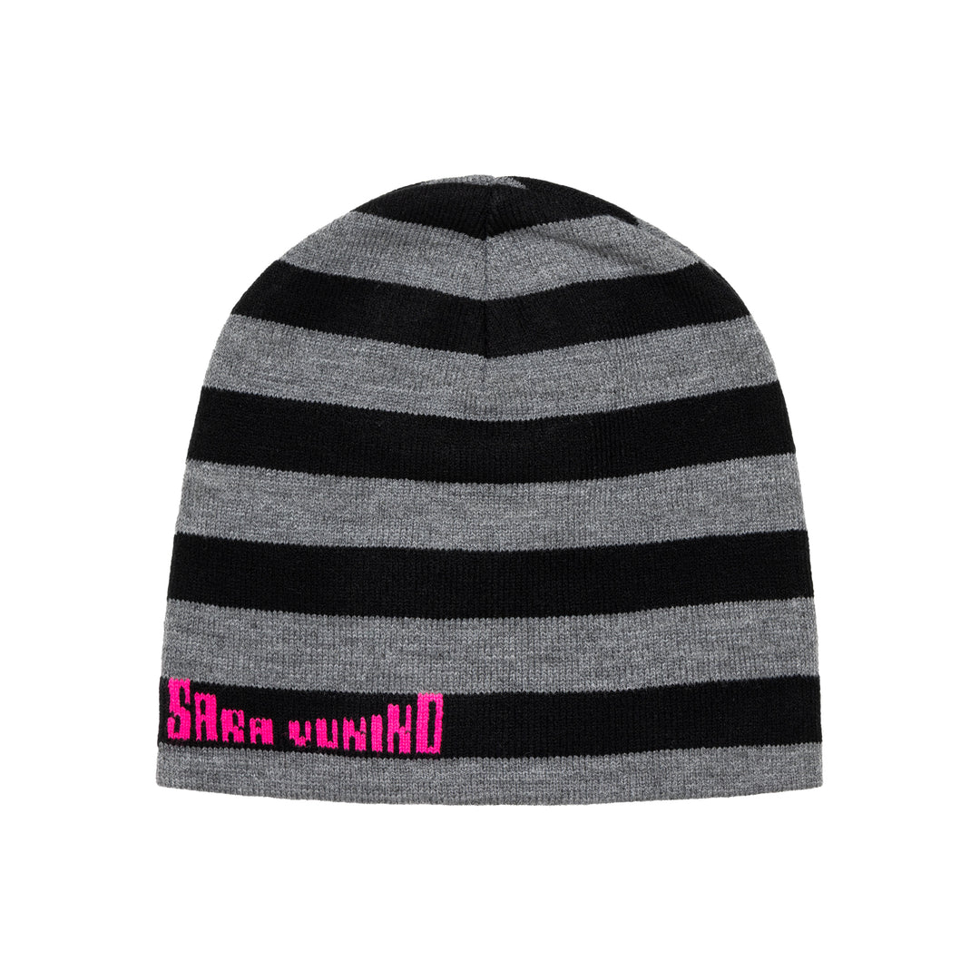 b.Eautiful x Sara Yukiko b.e Bad Beanie (Grey / Black)