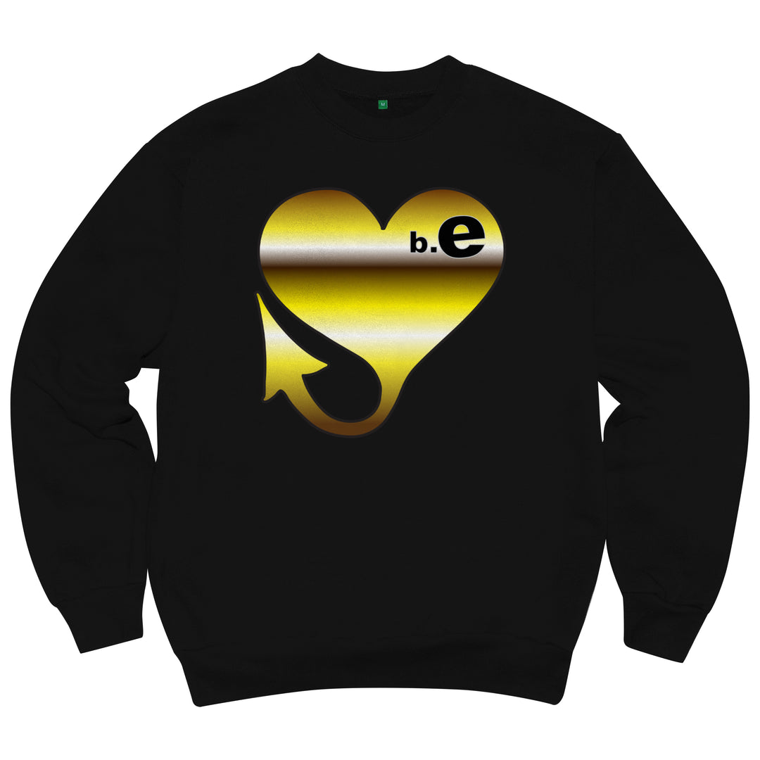 b.Eautiful x Sara Yukiko b.e Bad Crewneck Sweatshirt (Black)