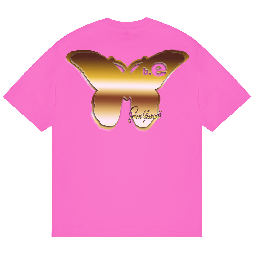 b.Eautiful x Sara Yukiko b.e Girl T-Shirt (Neon Pink)