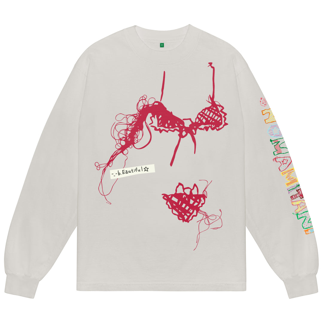 b.Eautiful x SHOMAMITANI Bikini LS Shirt (Cement)