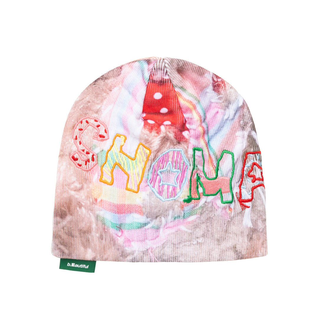 b.Eautiful x SHOMAMITANI Teddy Bear Beanie (Brown)