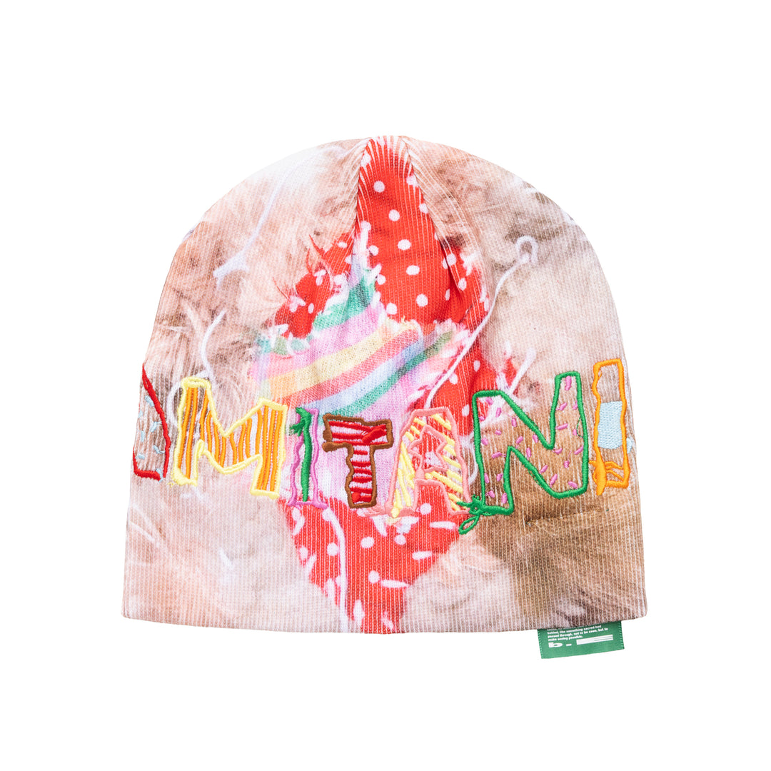 b.Eautiful x SHOMAMITANI Teddy Bear Beanie (Brown)