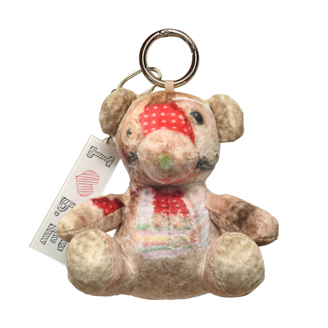 b.Eautiful x SHOMAMITANI Teddy Bear Keychain