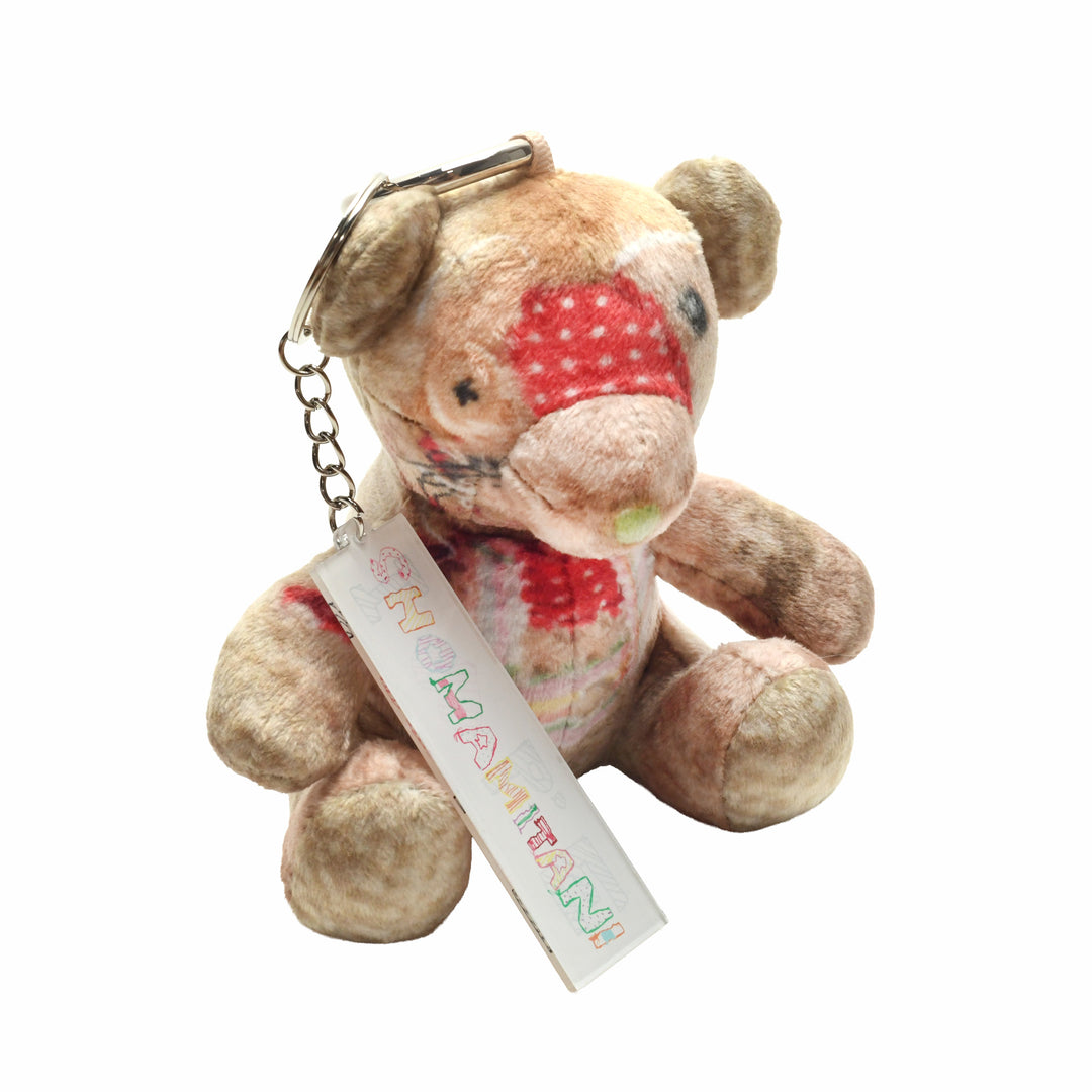 b.Eautiful x SHOMAMITANI Teddy Bear Keychain